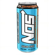 NOS Sugar Free High Performance Energy Drink 16 oz Cans - Pack of 12