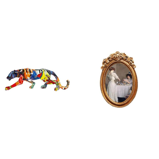 Esculturas, figuras decorativas, estatuas, marcos de fotos, resina, soportes decorativos de escritorio, ideales para salas de estar y el hogar.