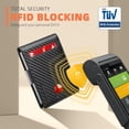 thumbnail image 4 of Billetera RUNBOX, delgada, de piel, para billetes, con bloqueo RFID, para hombre, 4 of 7
