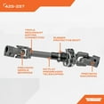 thumbnail image 5 of Dorman 425-257 Steering Shaft for Specific Dodge Models, 5 of 7