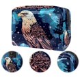 thumbnail image 2 of BirdPVC Cosmetic Storage Bag with Zipper, Printed Design -Makeup Bag, Small Coin Pouch, Makeup Organizer Cosmetic Storage Box for Ladies and Girls- Ideal for Travel and Daily Use, 2 of 6