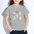 thumbnail image 2 of Ruyang Toddler Girl T Shirts Short Sleeve Tee Shirts Easter Baby Bunny Tshirt Easter Clothes Shirt Top Crop Top for Kids, 2 of 8