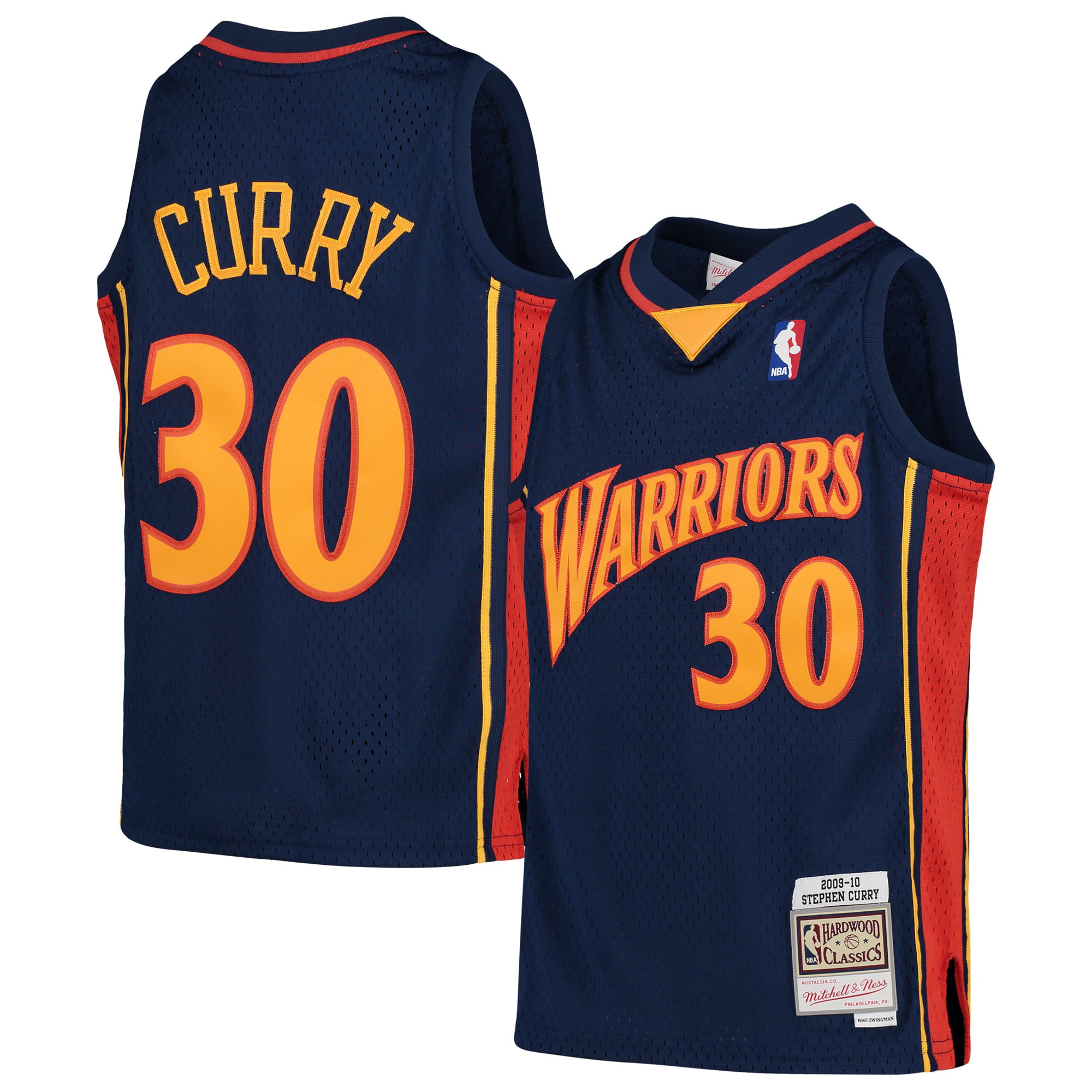Stephen Curry Golden State Warriors Mitchell & Ness Youth 2009-10