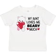 thumbnail image 3 of Inktastic My Aunt Loves Me Beary Much Cute Bear Boys or Girls Toddler T-Shirt, 3 of 5