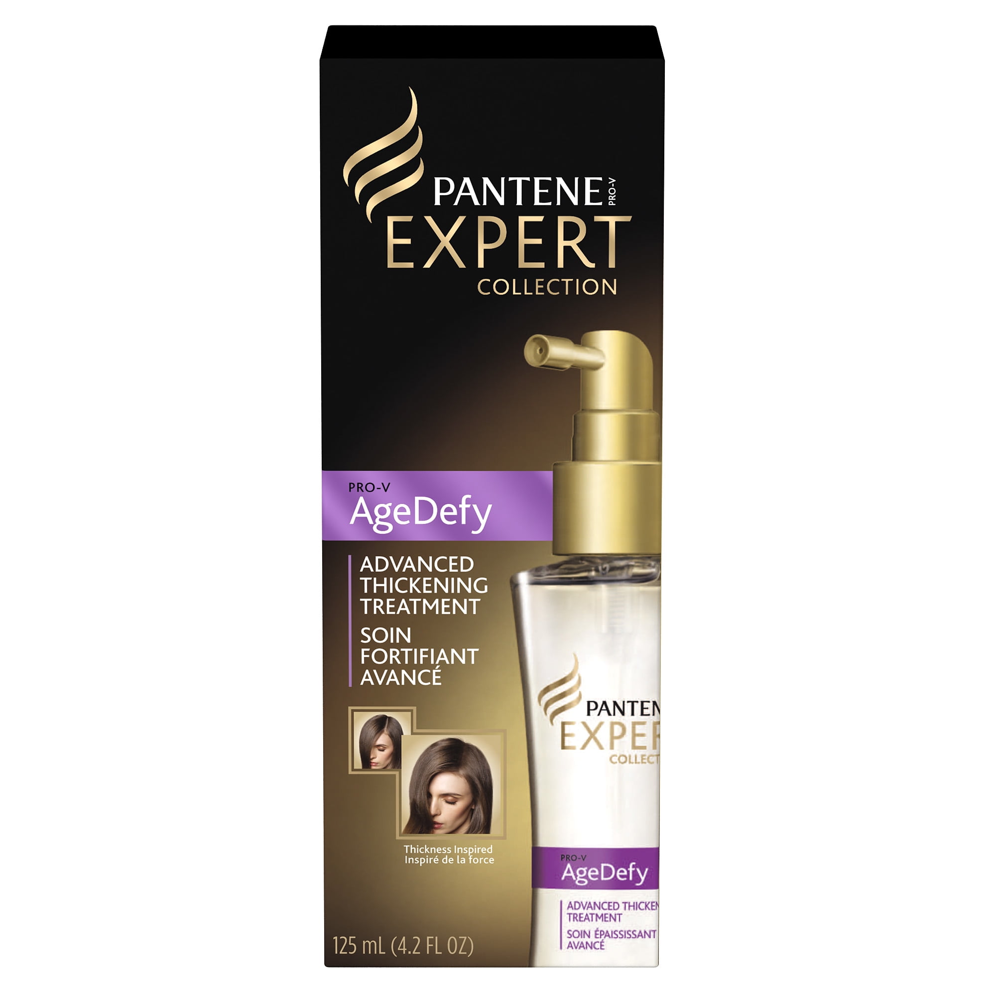Pantene Pro V Expert Collection Agedefy Advanced Hair Thickening Treatment 4 2 Fl Oz Walmart Com Walmart Com