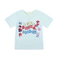 thumbnail image 2 of Disney Clothes Baby Boys 4-Piece Set – Spider-Man Outfit Set with Pullover, Tee, Shorts & Pants (Yellow/Blue) – 3T, 2 of 5
