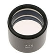 thumbnail image 1 of 0.3X Lente de objetivo auxiliar de óptico para microscopio estereoscópico - Rosca de montaje de 48 mm 278 mm (Negro, Paquete de 1) Baoblaze  Barlow AUX Objective Lens, 1 of 6