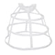 thumbnail image 2 of Retro 3/5 Vestido Hoop Ball Gown Bone Crinoline Petticoat para Disfraces de Niñas - Blanco, S Blanco Pequeño Soledad Traje de boda aro, 2 of 8
