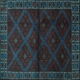 thumbnail image 1 of Ahgly Company Indoor Square Persian Light Blue Traditional Area Rugs, 8' Square, 1 of 4