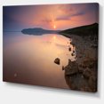 thumbnail image 2 of Beau Lever de Soleil sur Mer Tranquille - Impression sur Toile, 2 of 4