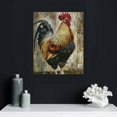 thumbnail image 5 of Nawypu Farmhouse Rooster Black Float Frame Canvas Art, Rooster Artwork, 5 of 5