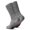 Gray, variant on Fuzzy Slipper Socks with Grips – Non-skid socks – Cozy Socks – 2 pairs