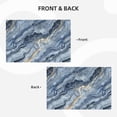 thumbnail image 4 of Linen Placemat With 18×12in Double Stitching Is Effectively Insulated And Foldable For Family Hotel Picnic Trips Steelblue Marble_4 Four Pieces, 4 of 8