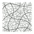 thumbnail image 5 of Large Black Abstract Square Metal Wall Decor, 5 of 5
