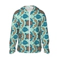 thumbnail image 1 of Balery Turtles And Seahorses Sudadera ligera de manga larga con capucha y protección solar UPF 50+ para hombre y mujer, ideal para pesca y running-Medium, 1 of 7