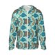 thumbnail image 1 of Fotbe Turtles And Seahorses Chaqueta con Protección Solar UPF 50+ para Hombre y Mujer, Camisa con Capucha y Bolsillos-Medium, 1 of 7
