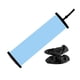 thumbnail image 1 of Esterilla de ejercicio deslizante, tabla de patinaje de yoga multifuncional portátil deslizante Azul 180mx50cm, 1 of 7