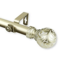 Terreca Curtain Rod 1" OD 66-120 inch - Gold