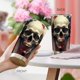 thumbnail image 5 of Taza Tumbler Oasisdream de acero inoxidable de 600 ml con estampado de calaveras, 5 of 6