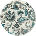 thumbnail image 1 of Home Dynamix Boho Odesa Area Rug, 7'10" Round, Ivory/Blue, 1 of 4