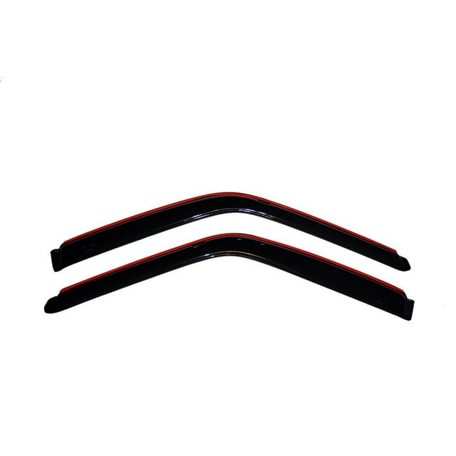 Auto Ventshade Rainguard 192099 Ventvisor; Aerodynamic Design; In-Channel; Smoke; Acrylic; Set of 2