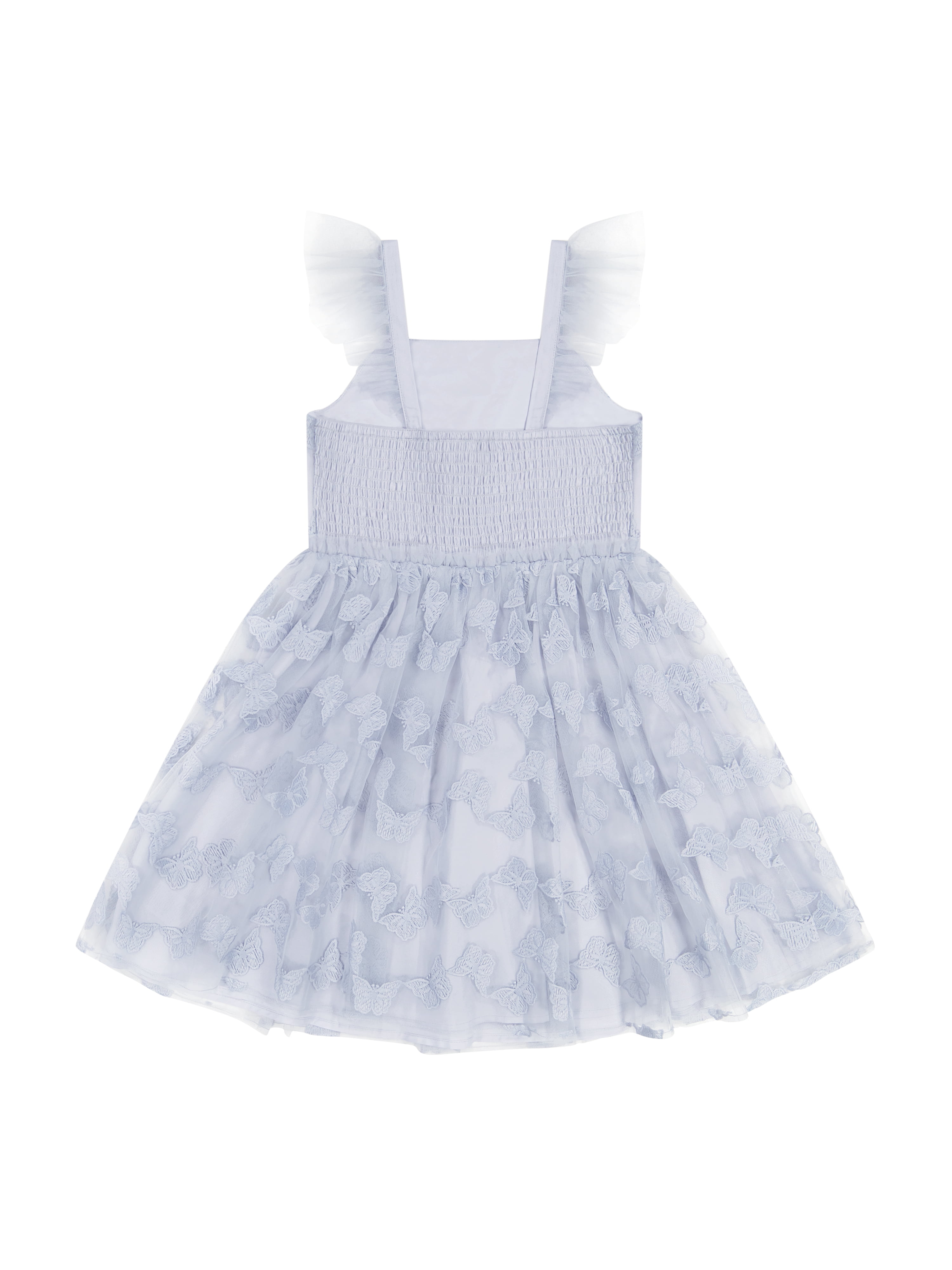 Kensie Girl Sleeveless Emb Butterfly Dress with Tiered Skirt, Sizes 4-16