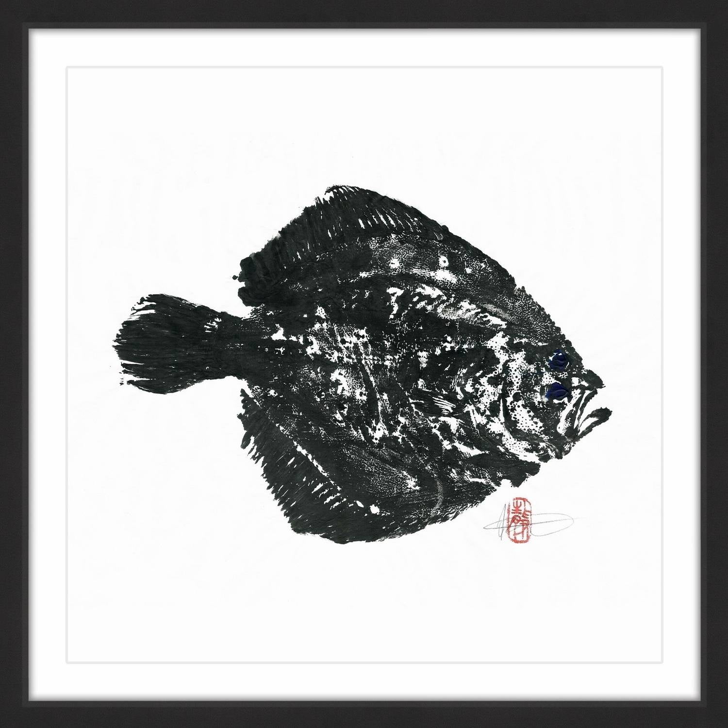 Marmont Hill "Turbot" Framed Painting Print