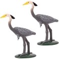 thumbnail image 1 of 2 piezas de grúa artificial en miniatura de animales, figuras de grúa en miniatura, estatuas de pájaros, figuras de pájaros en miniatura, adornos decorativos de figuras de grúa, 1 of 5