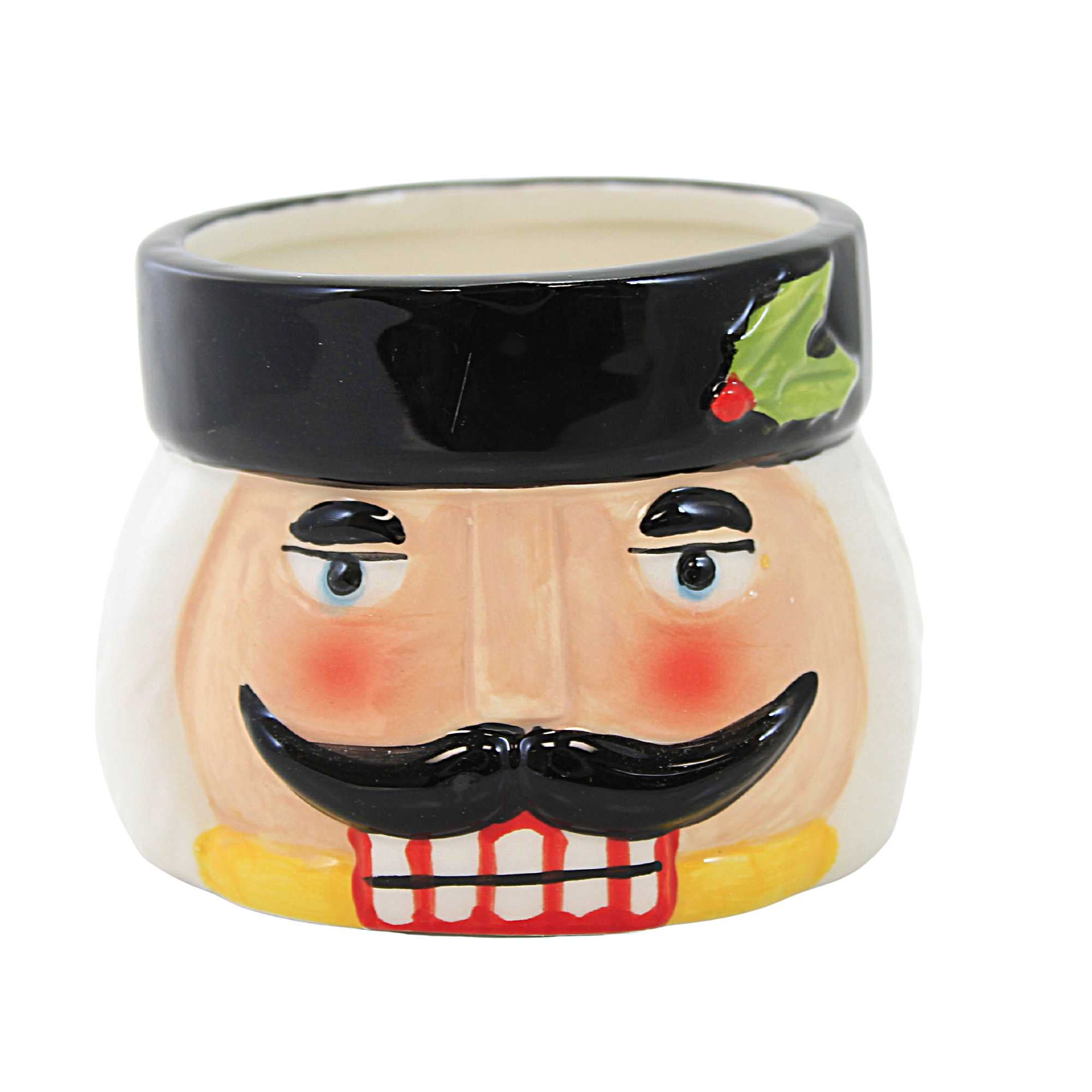 Tabletop Nutcracker Ramekin Dolomite Christmas Soups Dips Snacks