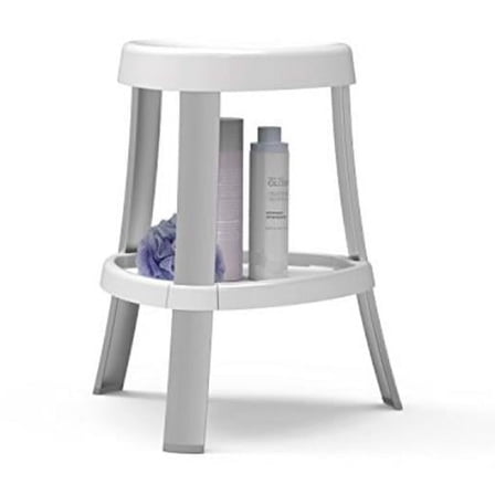 Better Living  Spa Shower Seat with Shelf, White