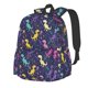 thumbnail image 1 of Disketp Colorful Dinosaur Mochila Escolar de Gran Capacidad y Peso Ligero, Mochila de Viaje Ideal para Escuela, Trabajo y Uso Diario, Cómoda y con Estilo, 1 of 8