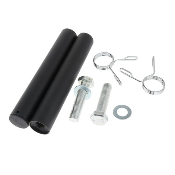 LOVIVER 2 Pieces Weight Plates Holder Squat Rack Attachments Steel Weight Plates Storage