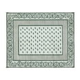 thumbnail image 3 of Faulkner Patio Mat 48705 Vineyard Design; 20 Foot Length x 8 Foot Width; Green; Polypropylene; Reversible Fabric; Mold And Mildew Resistant; Without Grommets/Storage Bag; With Corner Tie-Downs, 3 of 3