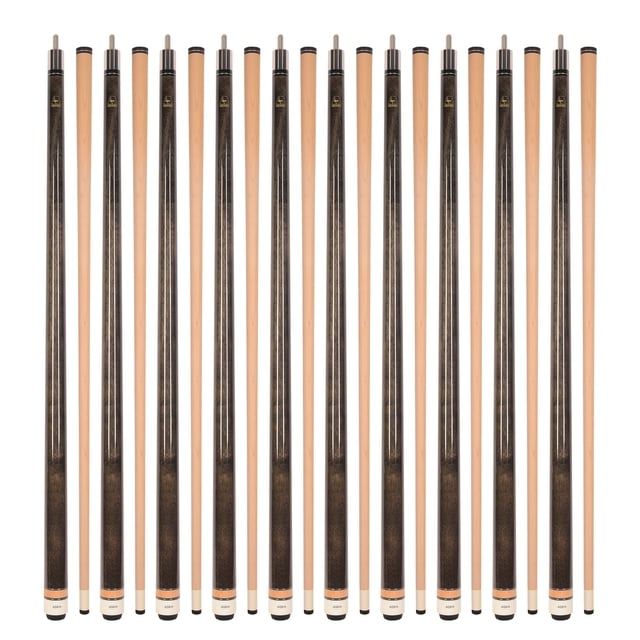 ASKA Série Fumée L3 Queues de Billard de Piscine - Lot de 10, Arbre Érable Canadien de 58 Pouces, Embout Rigide de 13 mm, Poids Mixtes