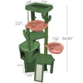 thumbnail image 2 of Árbol para Gatos Wang Xin de Cuatro Niveles Grande con Condo para Gatos y Hamacas, 2 of 7