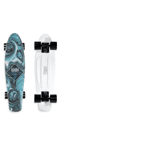 Mini Patineta Estilo Penny Malubero Malu1140 Agua marina/Blanco