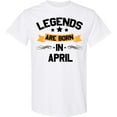 thumbnail image 3 of Inktastic Legends Are Born in April T-Shirt, 3 of 5
