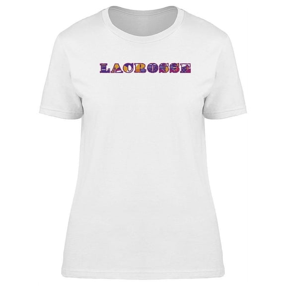 The Word Lacrosse T-Shirt Women -Image by Shutterstock, Female 3X-Large