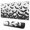 Halloween Bat Swarm, variant on Long Mouse Pads for Desk,Halloween Bats Moons and Eyes Desk Mats on Top Of Desks, Desk Mouse Pad Extra Large with 3mm Non-Slip Base and Stitched Edge for Gaming,Office,Work,Home 31.5"x11.8"