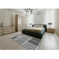 thumbnail image 5 of Ahgly Company Machine Washable Indoor Round Transitional Gray Cloud Gray Area Rugs, 7' Round, 5 of 7