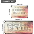 thumbnail image 2 of Sweet Home Quotes Kitchen Rugs 2 Pieces, Floor Mat Room Area Rug Washable Carpet Perfect for Living Room Bedroom Entryway, 2 of 7
