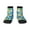 2 Black-1, variant on Cartoon Monster Pattern Quarter Crew Socks,Toe Seamed Ankle Socks,Cotton Cushioned Breathable Athletic Crew Sports Socks