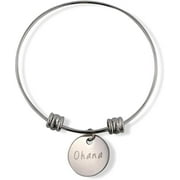 Ohana Bracelet Bangle Charm Gift for Kids Women Men Girls and Boys Jewelry Ohana Means Family Togetherness Unity Gifts Stuff Accessories Decor