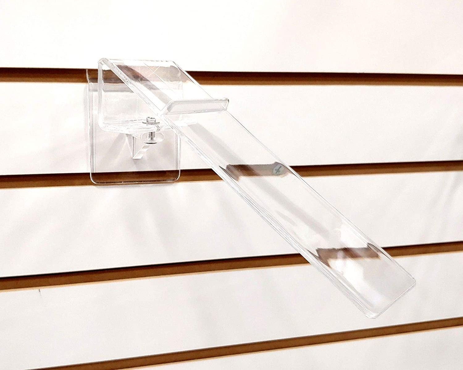 Buy Slatwall Swivel Shoe Display with Heel Rest, Clear Angled Retail