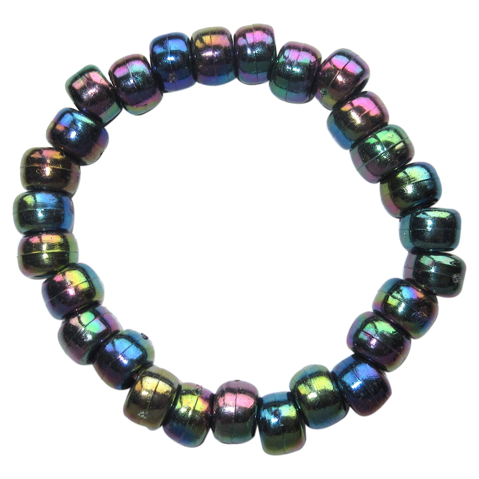 12 Packs: 280 ct. (3,360 total) Black Aurora Borealis Pony Beads by Creatology - 6mm x 9mm