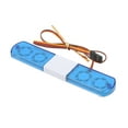 thumbnail image 4 of Luz LED de policía RC con diseño de simulación, 4 modos, luz de flash de policía RC, luz de alarma LED para coches RC 1/8 1/10, color azul, 4 of 14