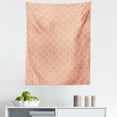 thumbnail image 1 of Oriental Tapestry, Traditional Ottoman Style Pattern with Interlaced Knotty Ornaments, Fabric Wall Hanging Decor for Bedroom Living Room Dorm, 5 Sizes, Burnt Sienna Peach White, by Ambesonne, 1 of 1