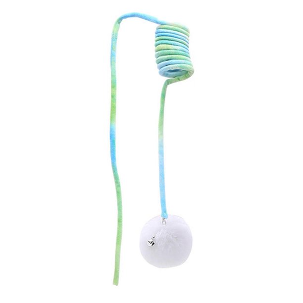 Hanging Cat Plush Ball Toy Cat Self-entertainment Teasing Ball for Large Small Cat
