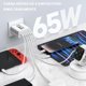 thumbnail image 5 of 65W Cargador Carga Rapida, Cargador USB C con 6 Puertos de Carga PD25W+PD10W, Compatible con iPad Pro, iPhone17/16/15/14/13/12/11Pro, Galaxy S25, S24, S23, S22, S21Ultra, Google Pixel 8, 7 ,6 (65W), 5 of 5