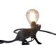 thumbnail image 2 of Lámpara de mesa Lámpara de escritorio de ratón Lámpara de mesa lateral de animal de resina Bombilla de luz E12, Negro, Enchufe de EE. UU., Ratón acostado sweethay HA003391-15B, 2 of 7